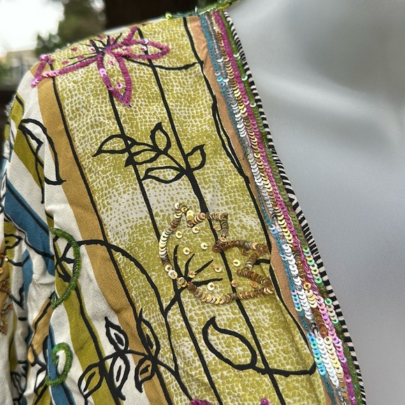 Sun Child Short Silk Jacket - Picture 3 of 6